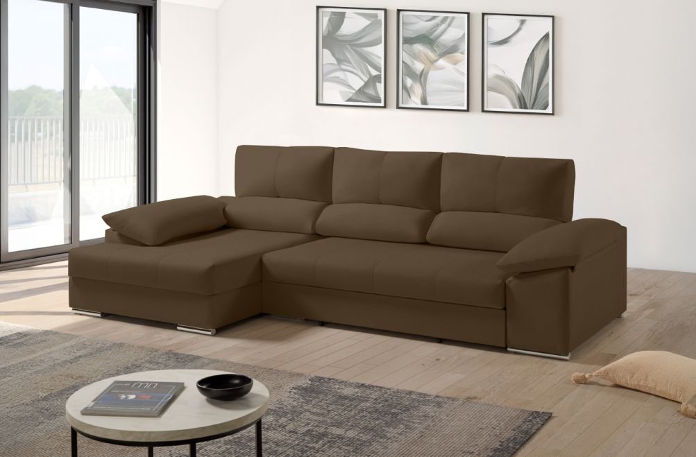 Sofá cama de tela Denis de HOME - principal