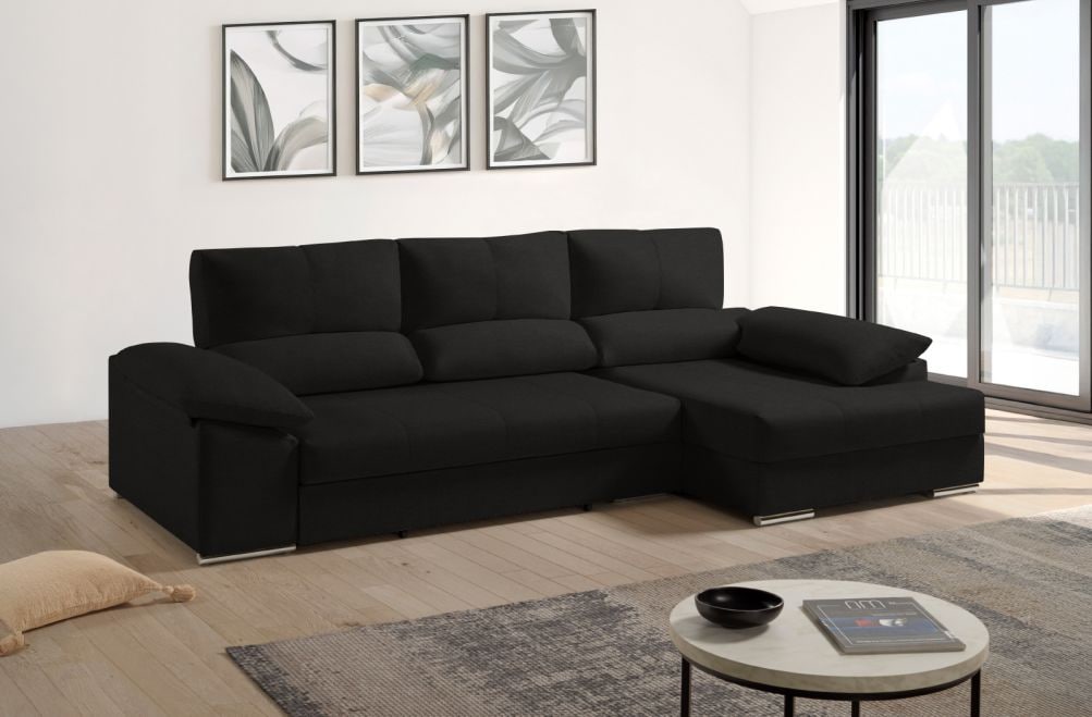 Sofá cama de tela Denis de HOME - principal