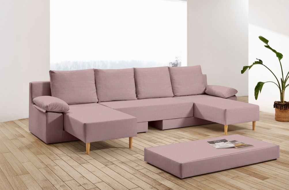 Sofá modular de tela Caleya de HOME - principal