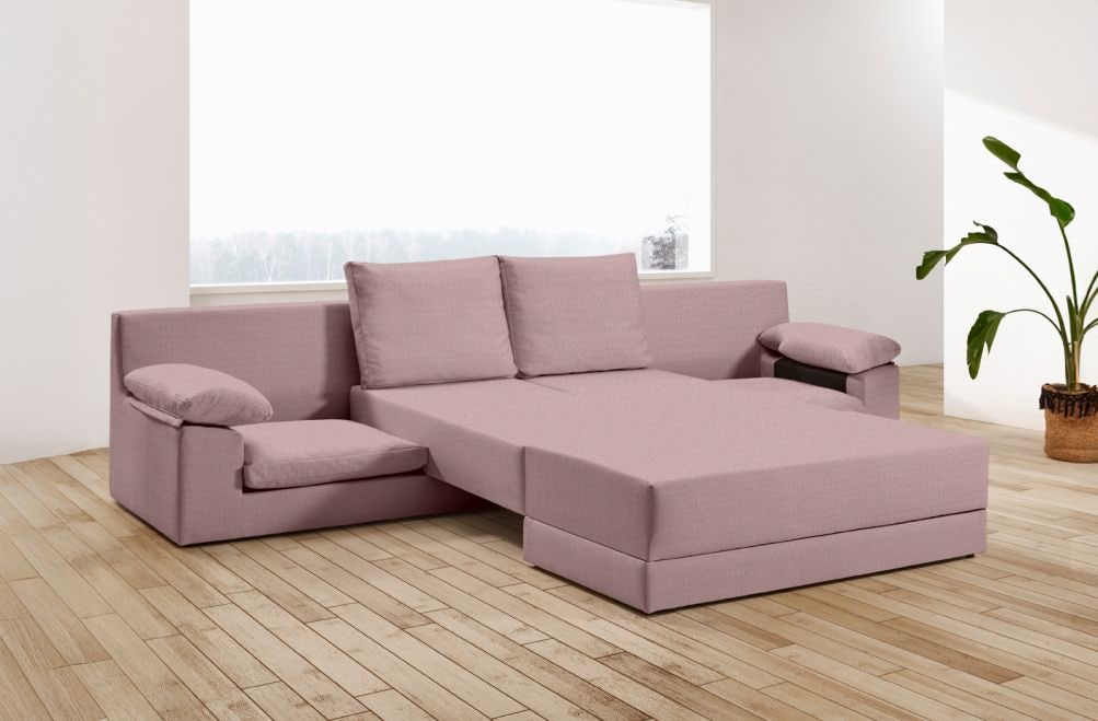 Sofá modular de tela Caleya de HOME - principal