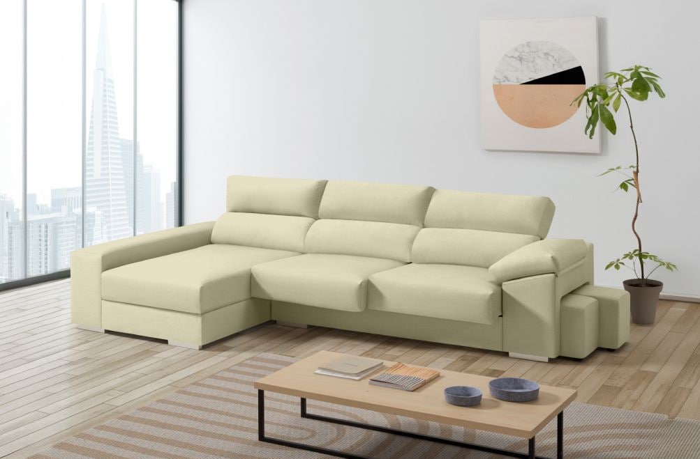 Sofá de tela Alvin de HOME - principal