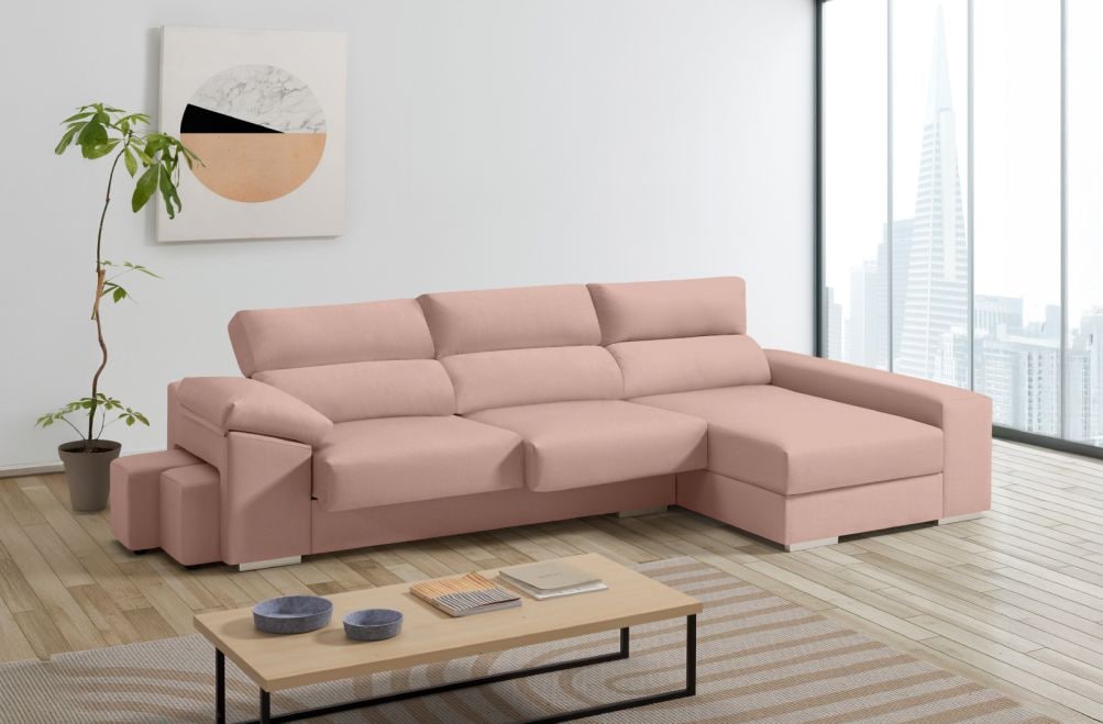 Sofá de tela Alvin de HOME - principal