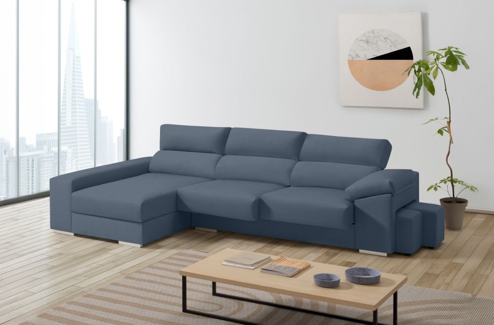 Sofá de tela Alvin de HOME - principal