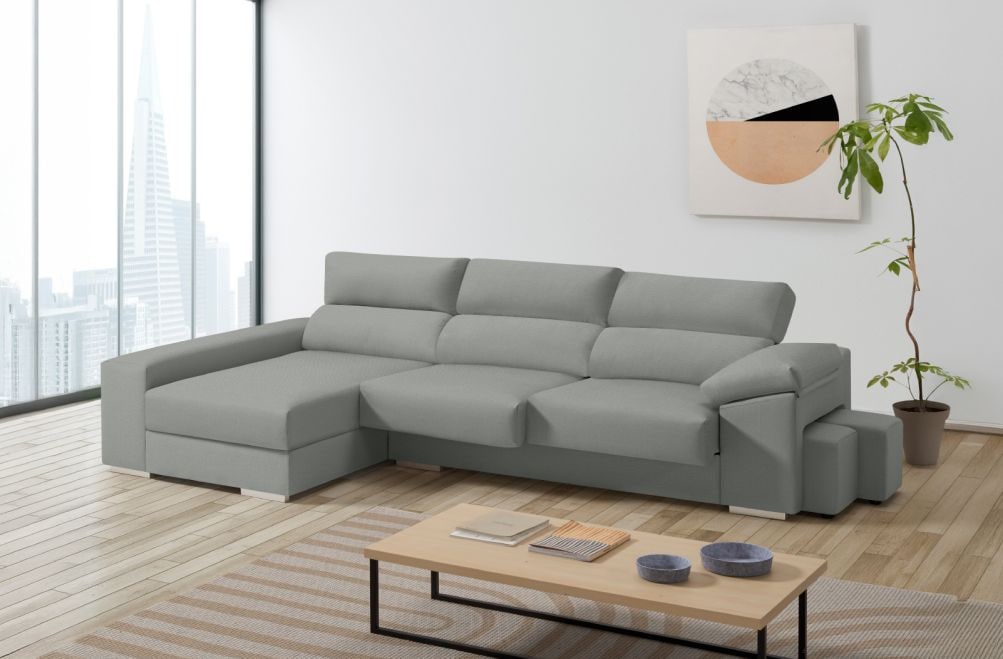 Sofá de tela Alvin de HOME - principal