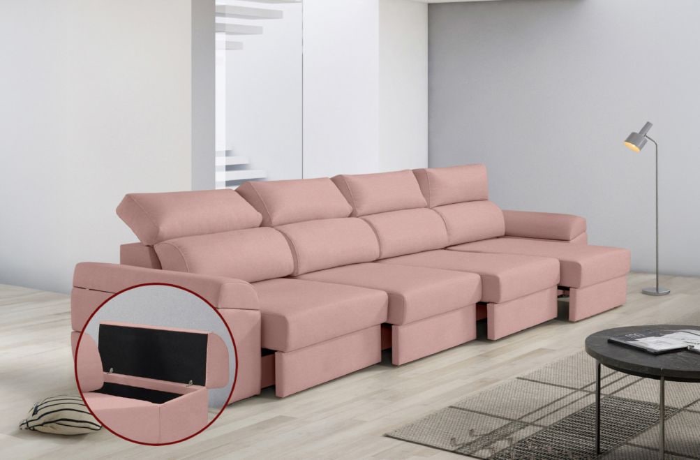 Sofá de tela Huren Max de HOME - principal