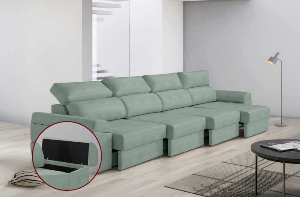 Sofá de tela Huren Max de HOME - principal