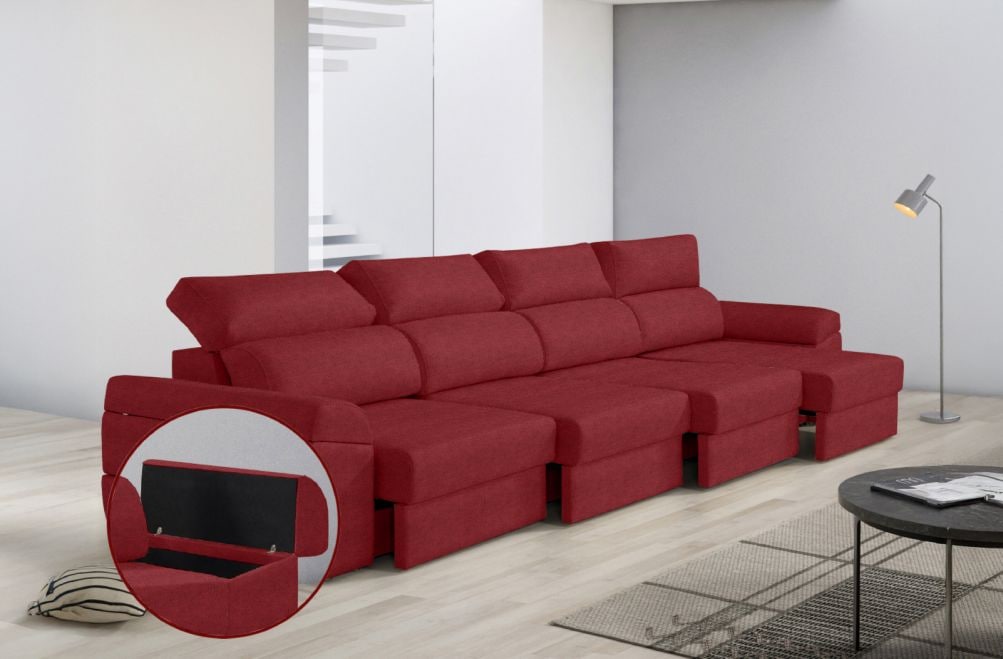 Sofá de tela Huren Max de HOME - principal