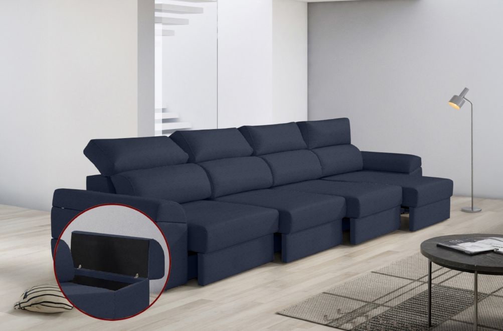 Sofá de tela Huren Max de HOME - principal