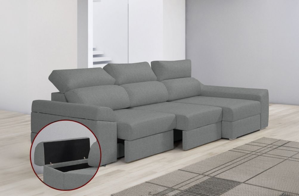 Sofá de tela Huren de HOME - principal