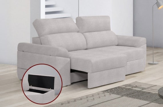 Sofá de tela Huren de HOME - principal