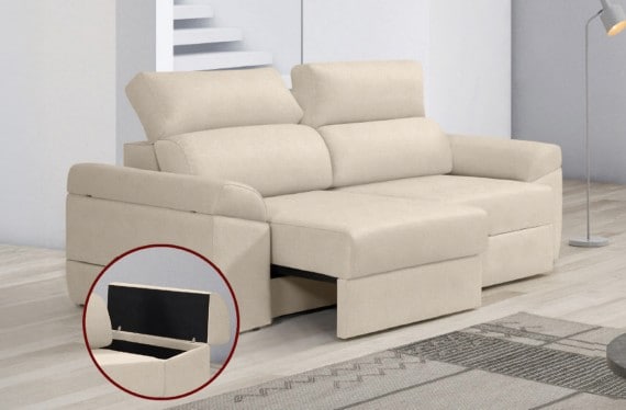 Sofá de tela Huren de HOME - principal