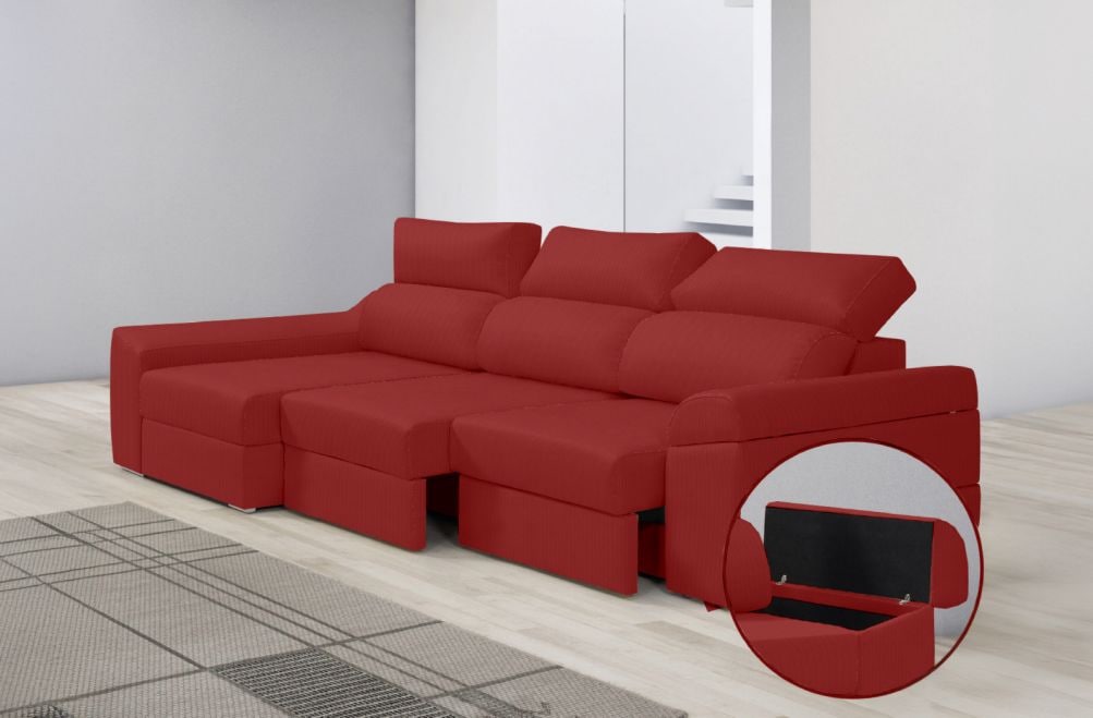 Sofá de tela Huren de HOME - principal