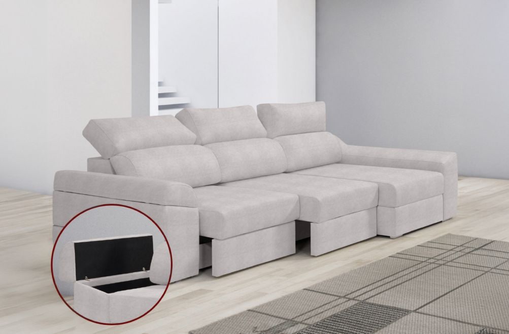 Sofá de tela Huren de HOME - principal