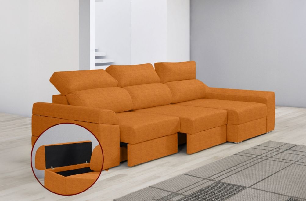 Sofá de tela Huren de HOME - principal