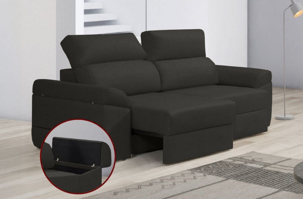 Sofá de tela Huren de HOME - principal