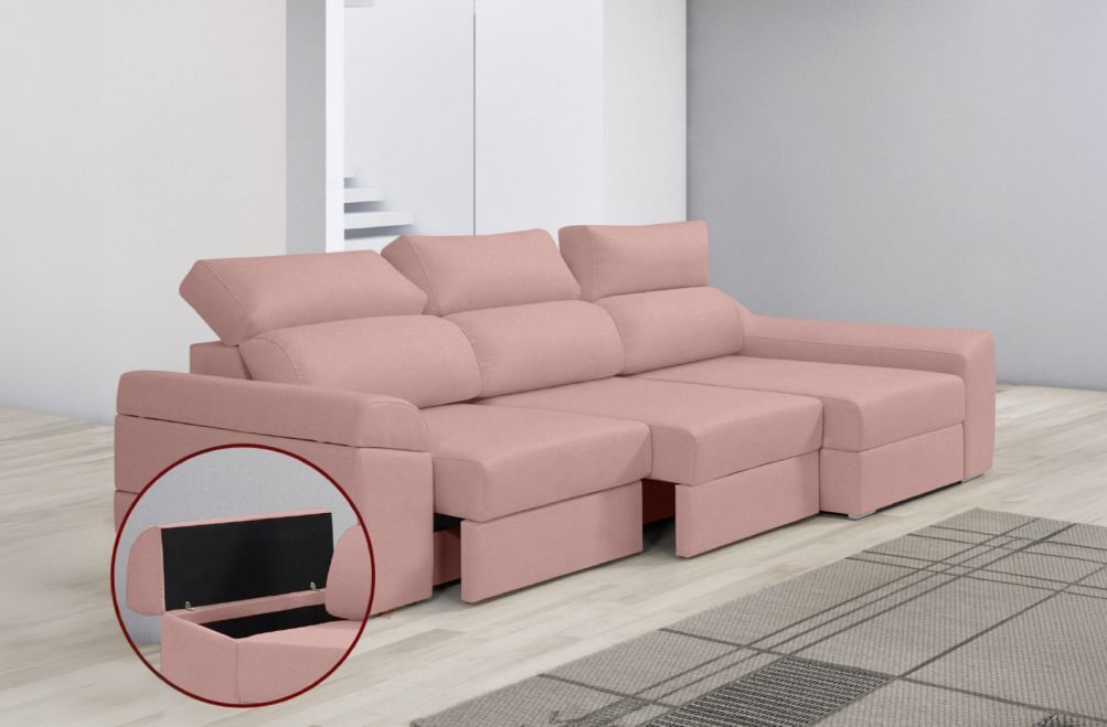 Sofá de tela Huren de HOME - principal