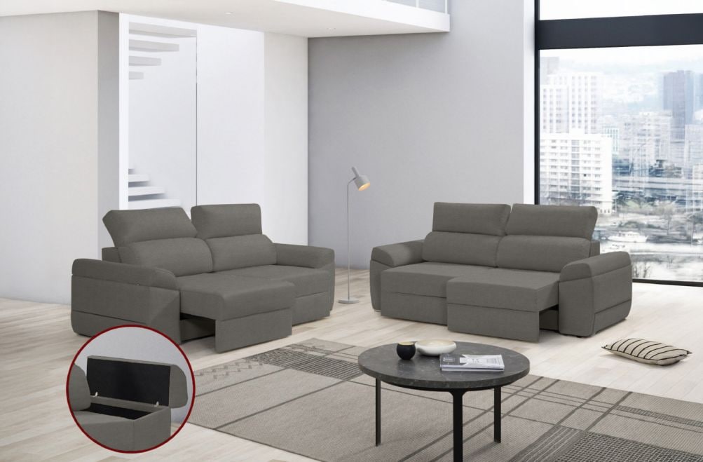 Sofá de tela Huren de HOME - principal