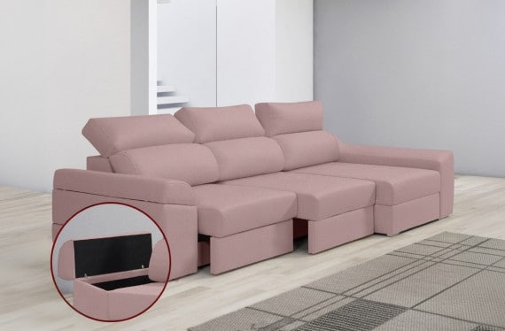 Sofá de tela Huren de HOME - principal