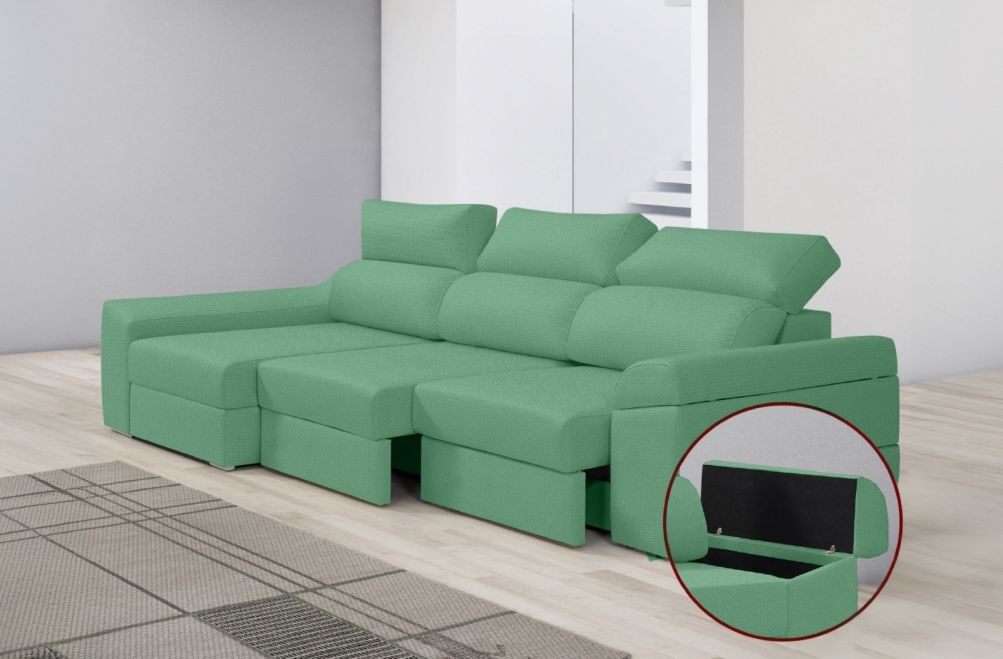 Sofá de tela Huren de HOME - principal