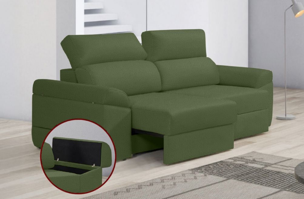 Sofá de tela Huren de HOME - principal