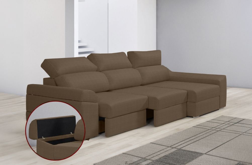 Sofá de tela Huren de HOME - principal