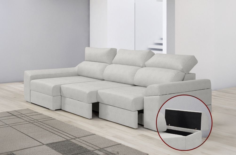 Sofá de tela Huren de HOME - principal