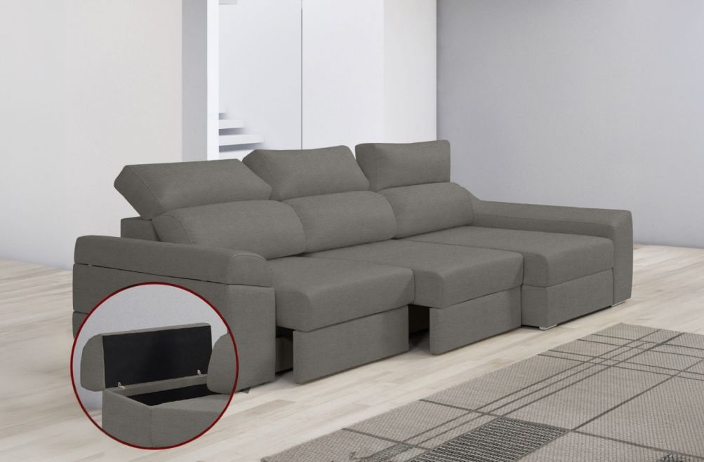 Sofá de tela Huren de HOME - principal