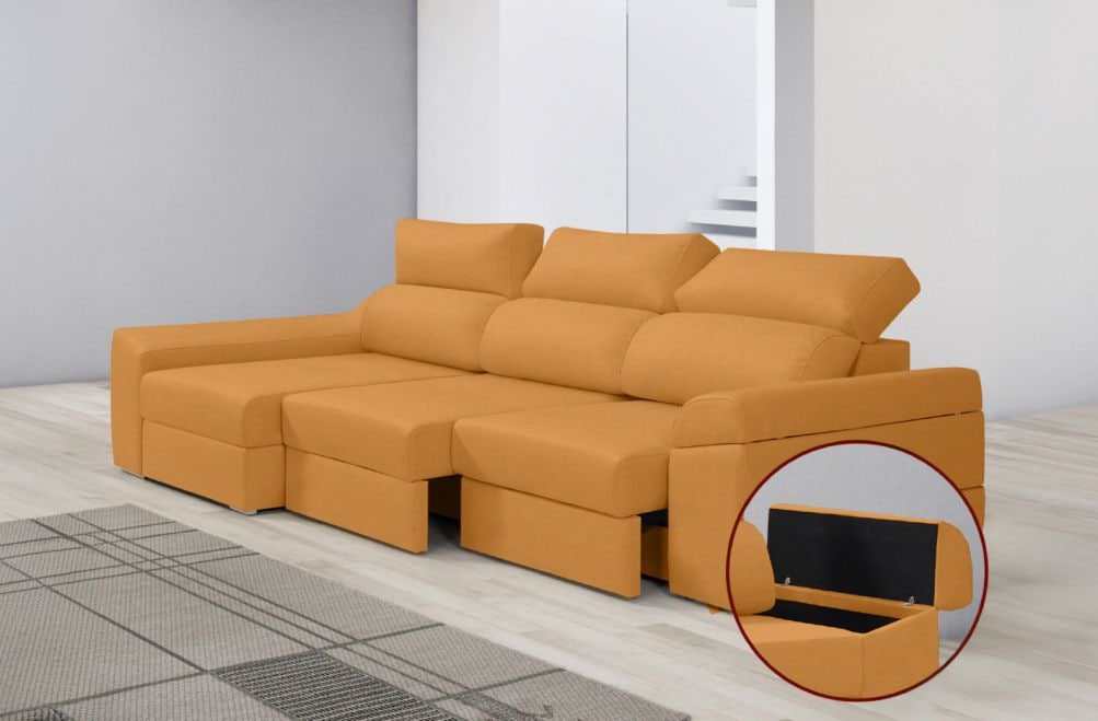 Sofá de tela Huren de HOME - principal