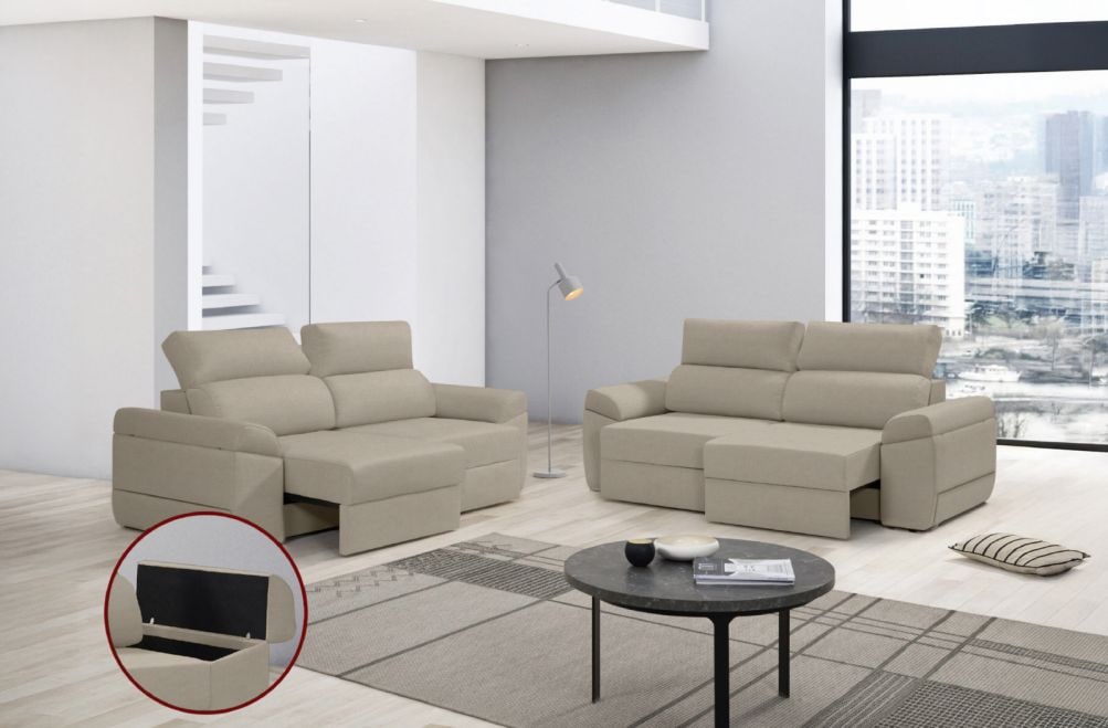 Sofá de tela Huren de HOME - principal