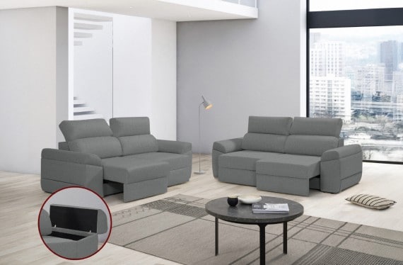 Sofá de tela Huren de HOME - principal