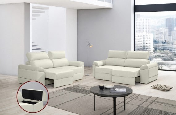 Sofá de tela Huren de HOME - principal