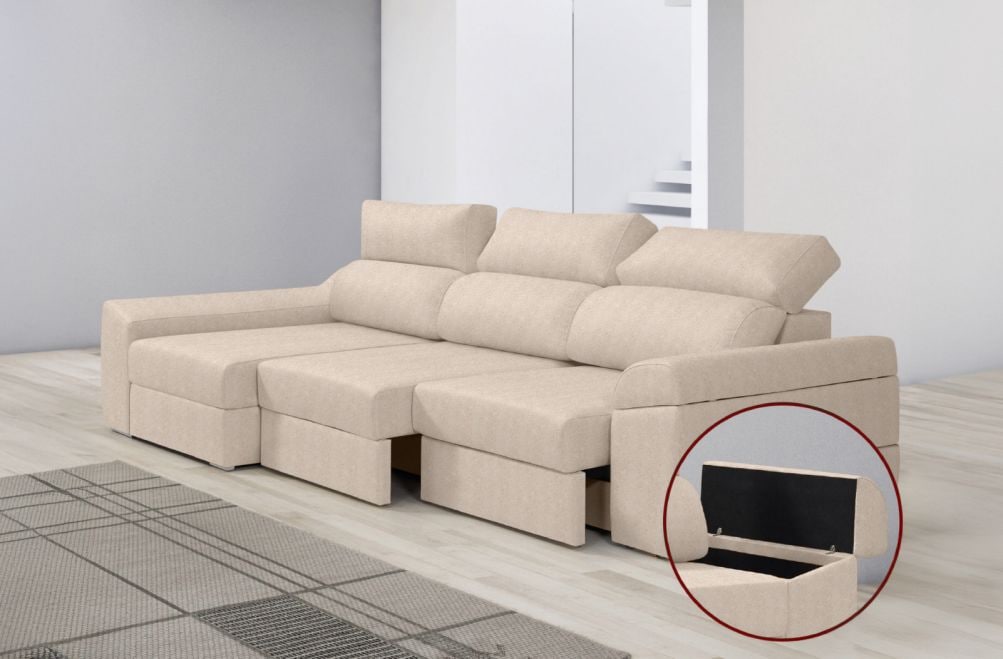 Sofá de tela Huren de HOME - principal