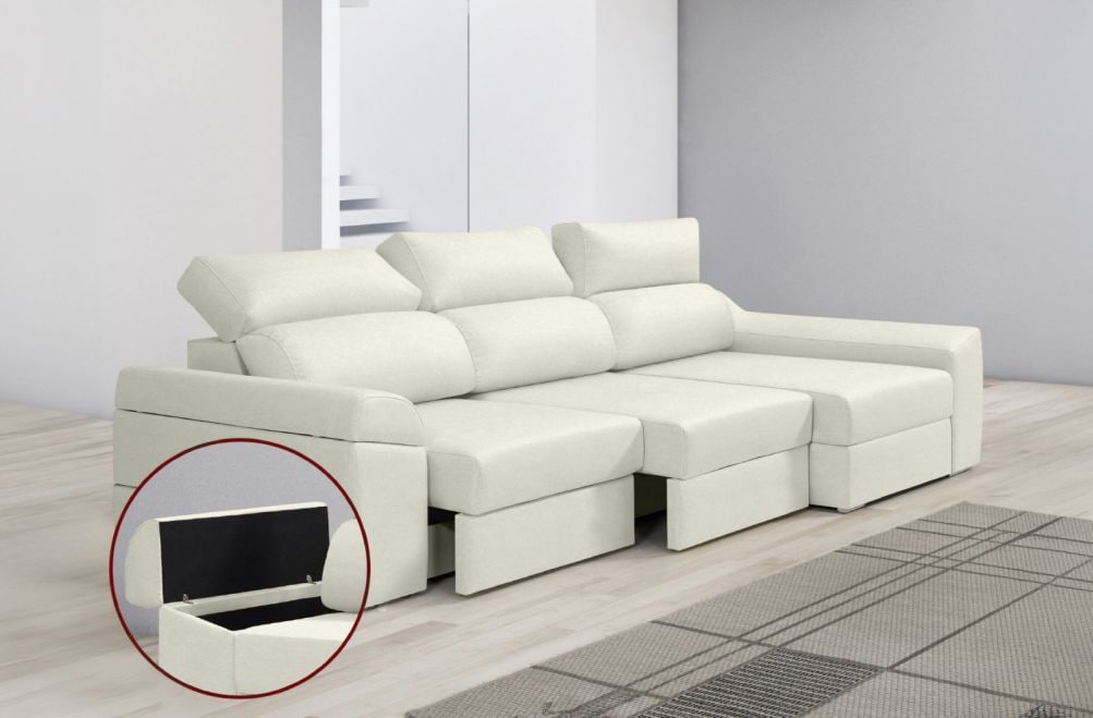 Sofá de tela Huren de HOME - principal