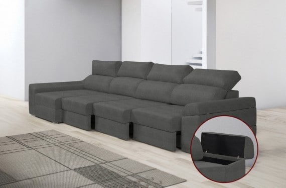 Sofá de tela Huren Plus de HOME - principal