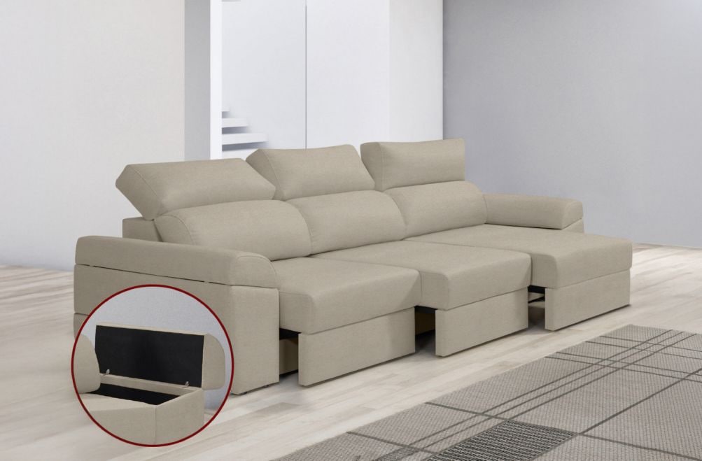 Sofá de tela Huren Plus de HOME - principal