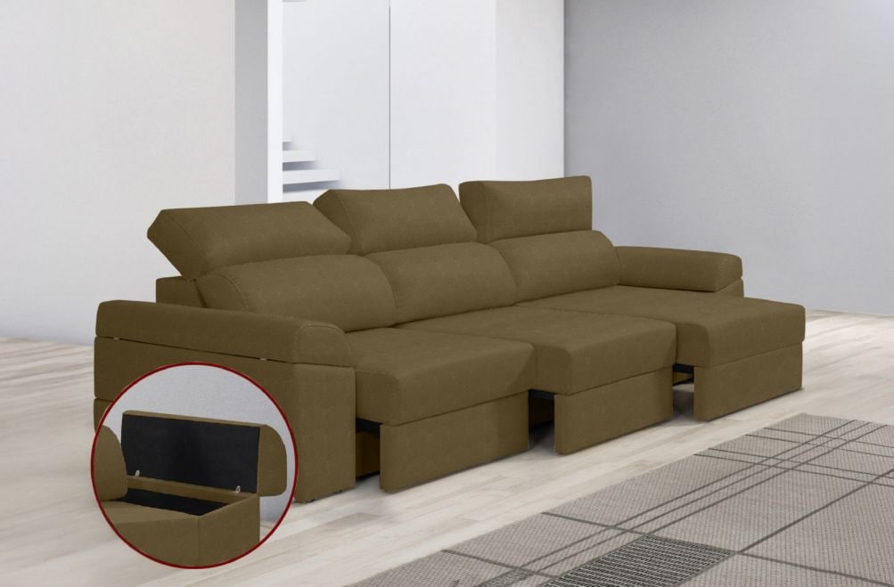 Sofá de tela Huren Plus de HOME - principal