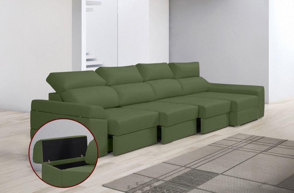 Sofá de tela Huren Plus de HOME - principal