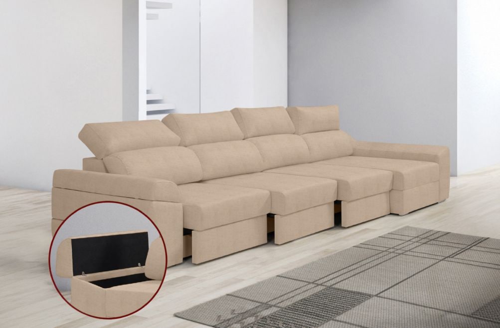 Sofá de tela Huren Plus de HOME - principal