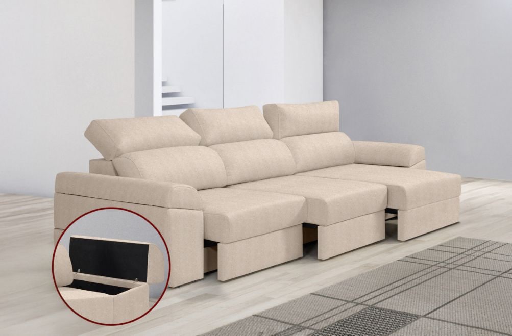 Sofá de tela Huren Plus de HOME - principal
