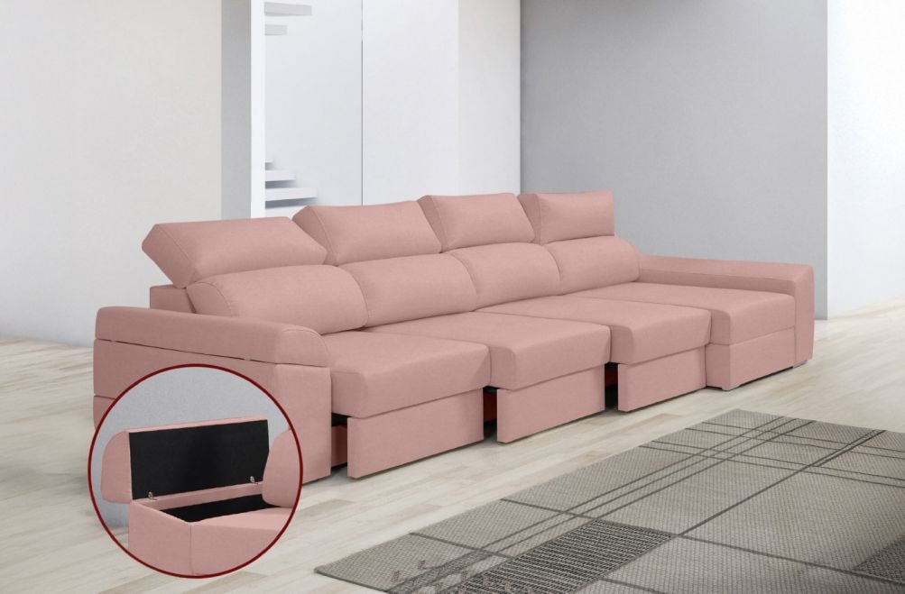 Sofá de tela Huren Plus de HOME - principal