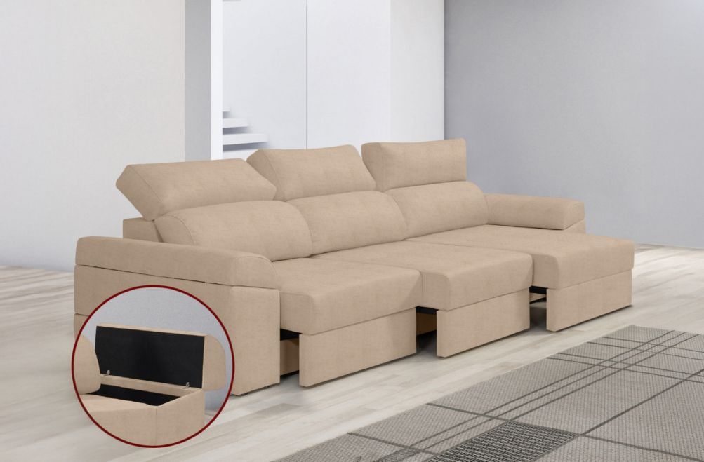 Sofá de tela Huren Plus de HOME - principal