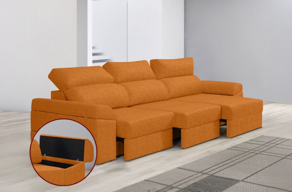 Sofá de tela Huren Plus de HOME - principal