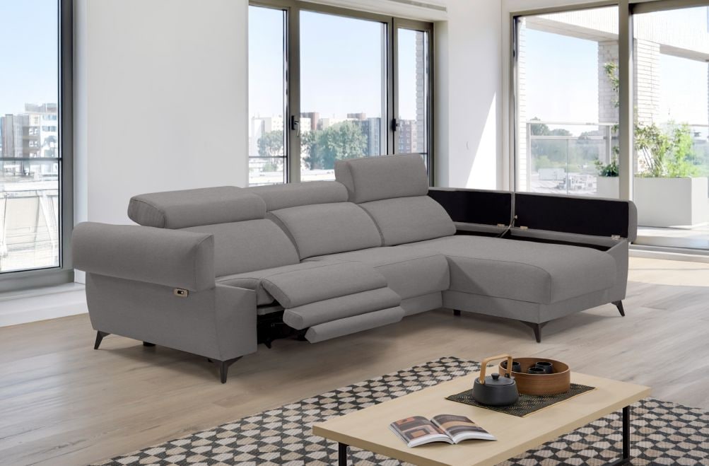 Sofá relax de tela Urbe de HOME - principal