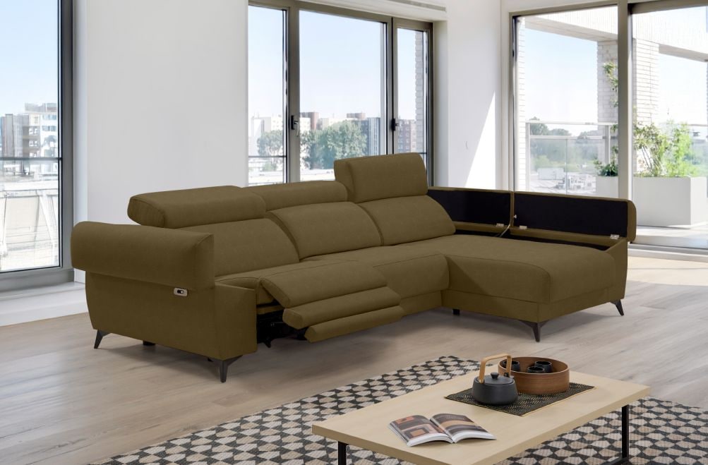 Sofá relax de tela Urbe de HOME - principal