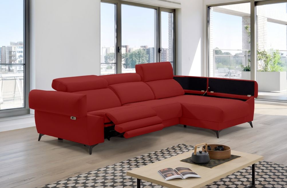 Sofá relax de tela Urbe de HOME - principal