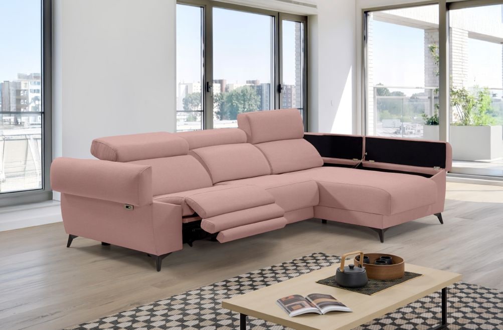 Sofá relax de tela Urbe de HOME - principal