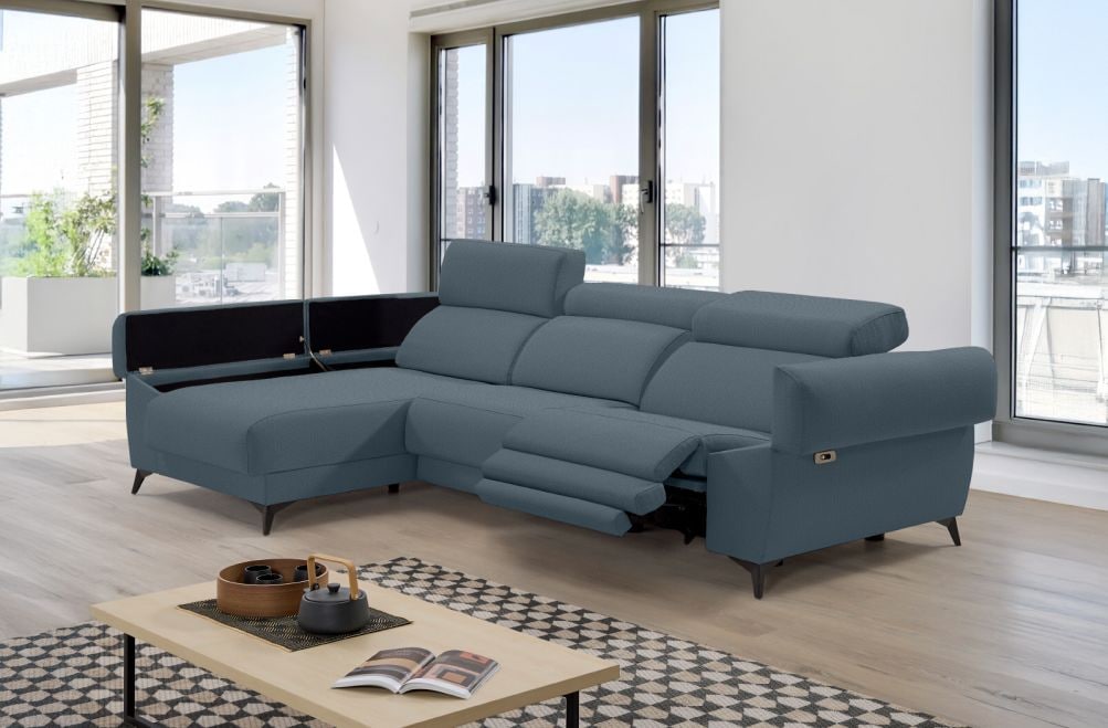 Sofá relax de tela Urbe de HOME - principal