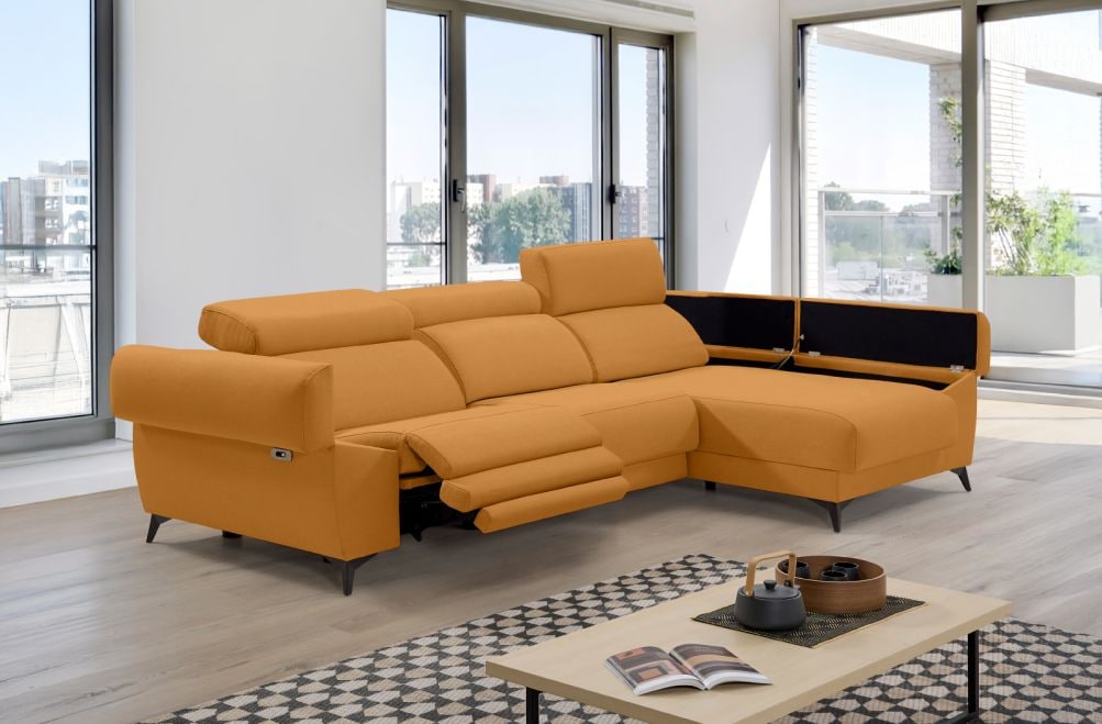 Sofá relax de tela Urbe de HOME - principal