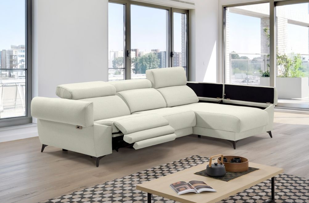 Sofá relax de tela Urbe de HOME - principal