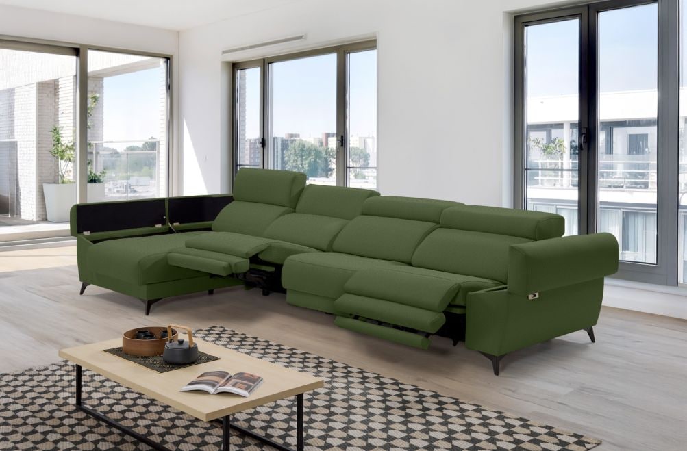 Sofá relax de tela Urbe Plus de HOME - principal